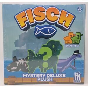 Fisch Deluxe Plush [1 RANDOM Plush & DLC Included!] Brand New Sealed Pack